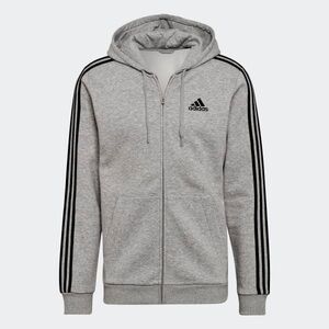 Adidas Essentials fleece 3 strips full zip hoodie